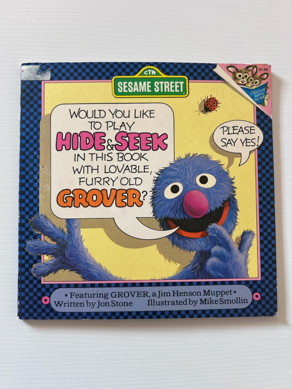 2/$25 VINTAGE 1976 Sesame Street Kids Book